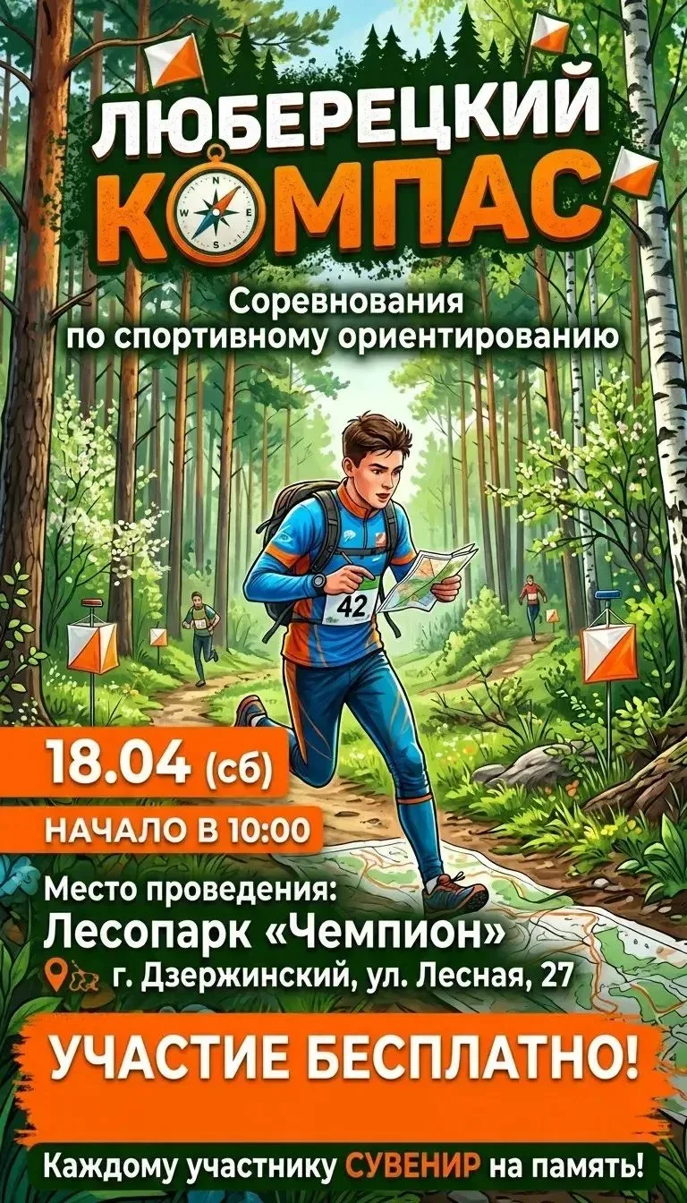 Соревновании по спортивному ориентированию «Люберецкий компас»