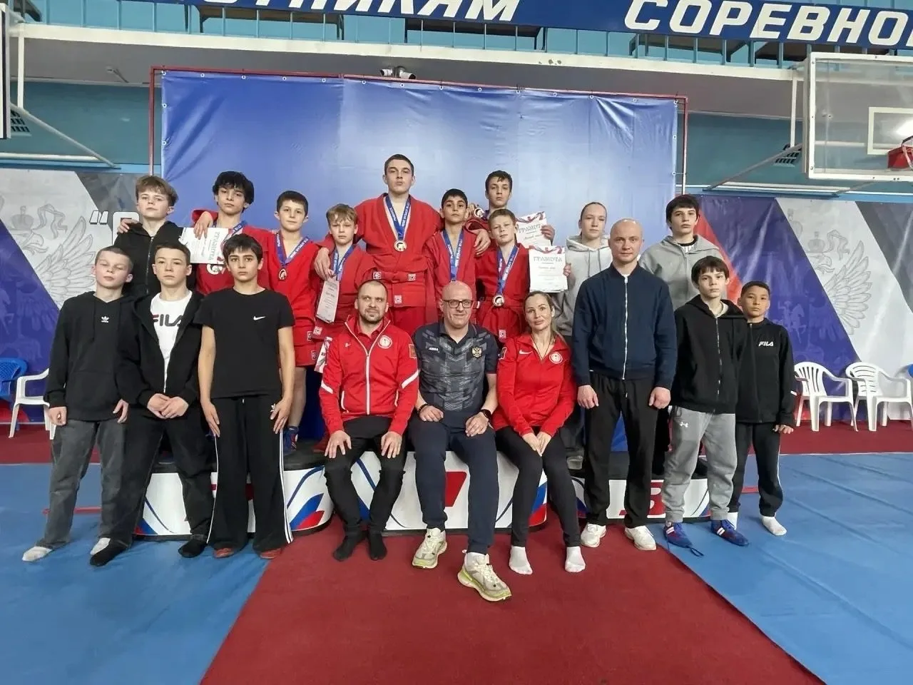 Семь медалей завоевали люберецкие спортсмены на всероссийских соревнованиях по самбо
