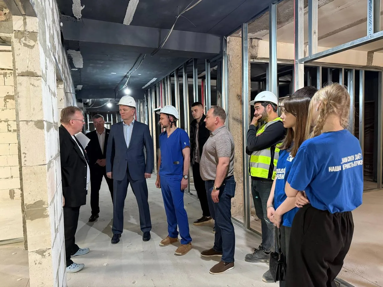 В детской больнице Люберец ведутся работы по ремонту кровли и внутренней отделке помещения