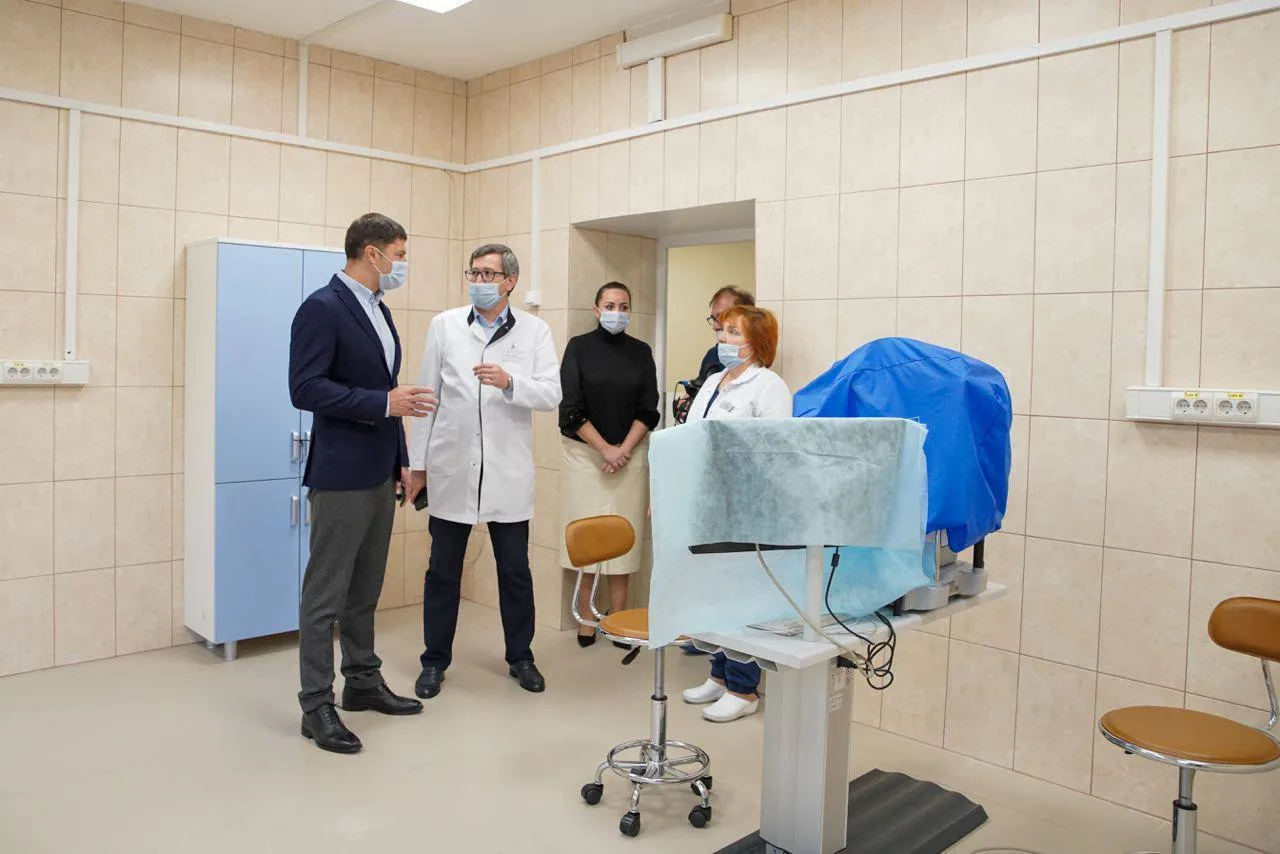 Владимир Волков осмотрел работу стационара в поселке Люберец