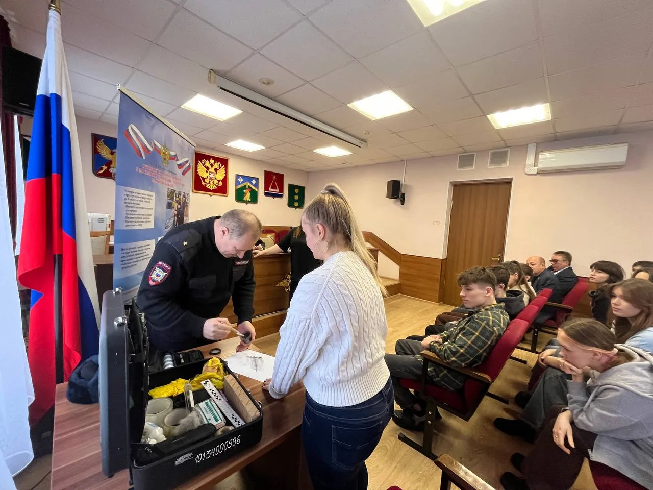 Студентам Люберец рассказали о работе полицейских