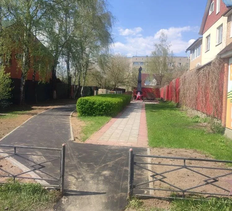Обустройство «народной тропы» к Обелиску Воинской Славы завершили в поселке Малаховка