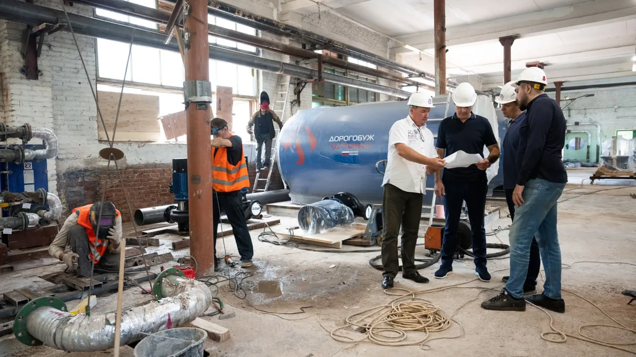 Новые котлы устанавливают в котельной Люберец