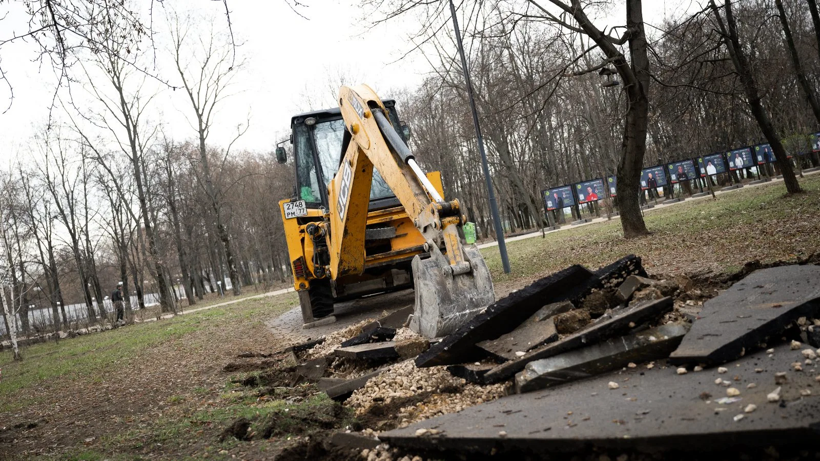 Работы по благоустройству Центрального парка стартовали в Люберцах
