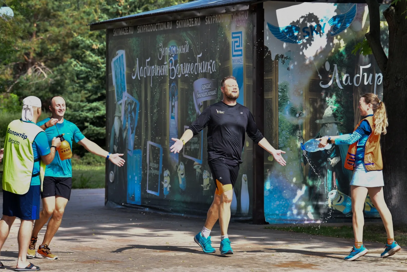 Традиционный забег от сообщества «Пять вёрст Наташинский» прошёл в Центральном парке Люберец