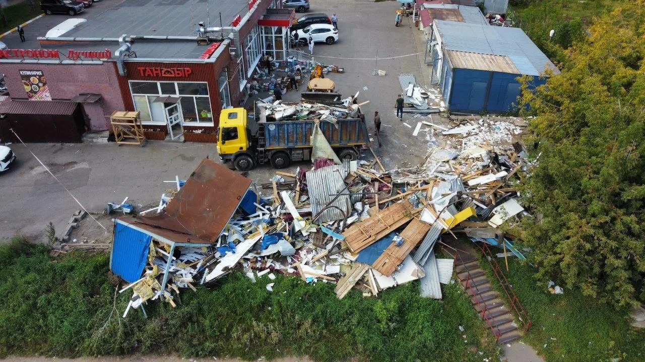 115 нестационарных торговых объектов демонтировали в Люберцах с начала года