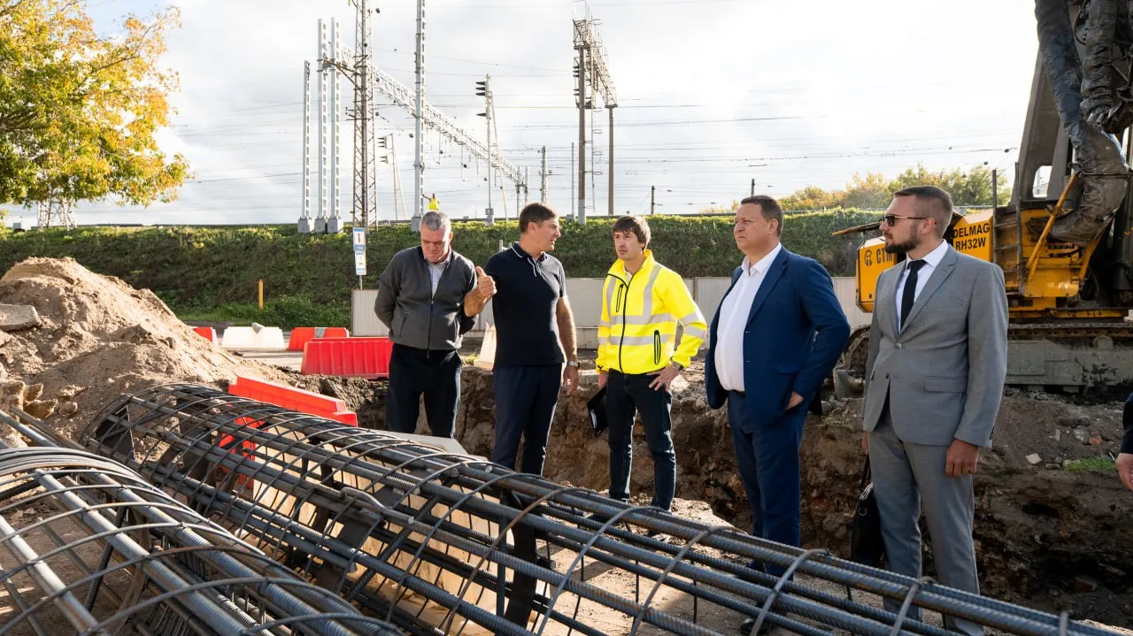 Строительство путепровода над железной дорогой началось в Люберцах