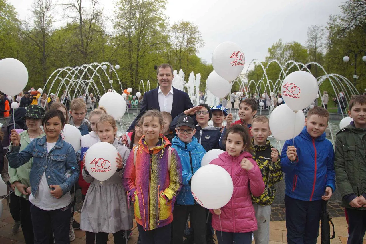 В Люберцах заработали фонтаны