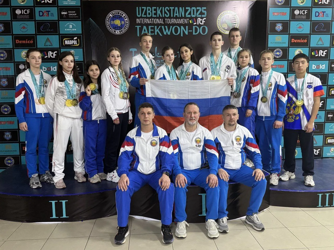 Более 30 медалей завоевали люберецкие тхэквондисты на международном турнире в Ташкенте