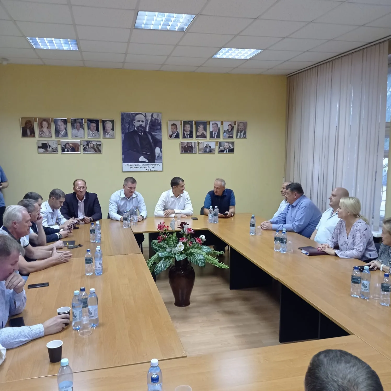 Владимир Волков поздравил СПП Люберец с 20-летием