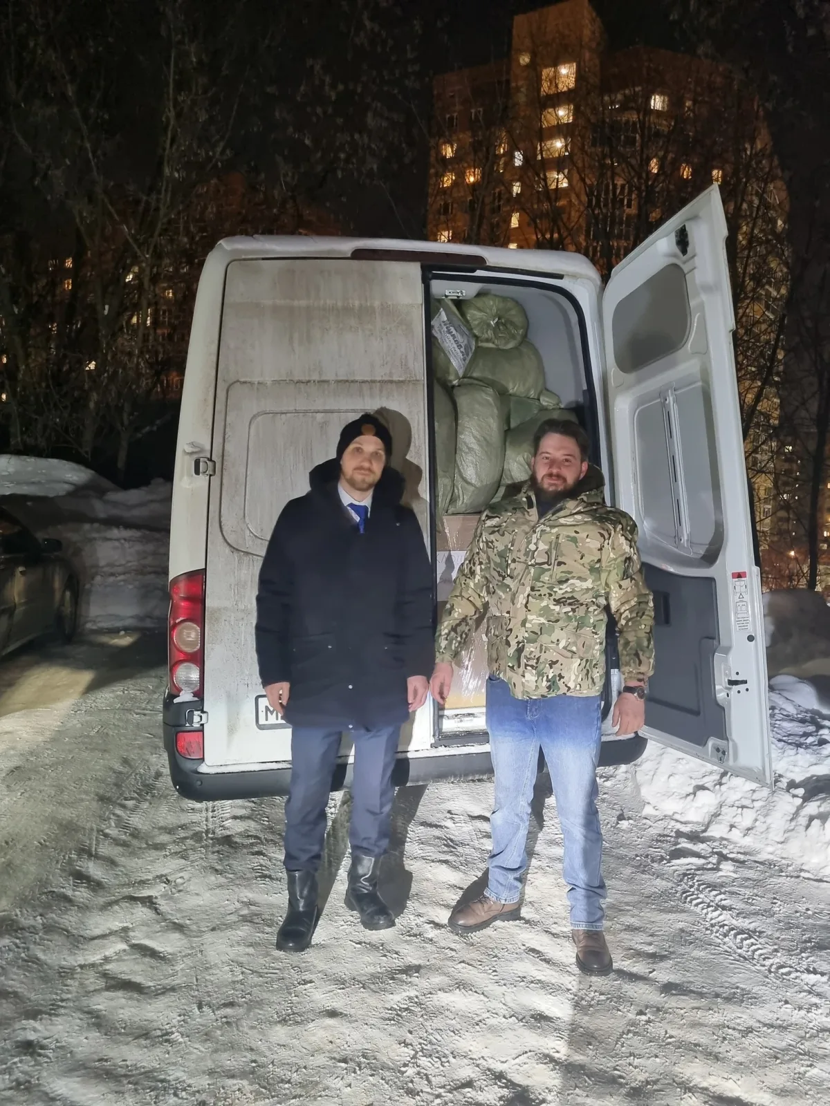 Мусульмане Люберец передали гуманитарную помощь участнику СВО