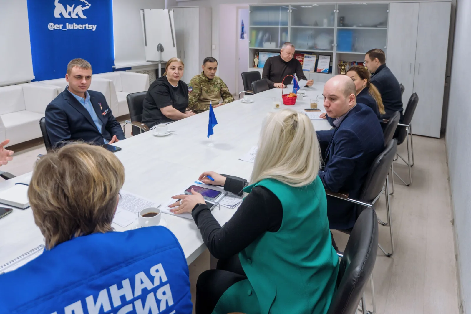 «Единая Россия» помогает бойцам СВО и их семьям с трудоустройством в Люберцах