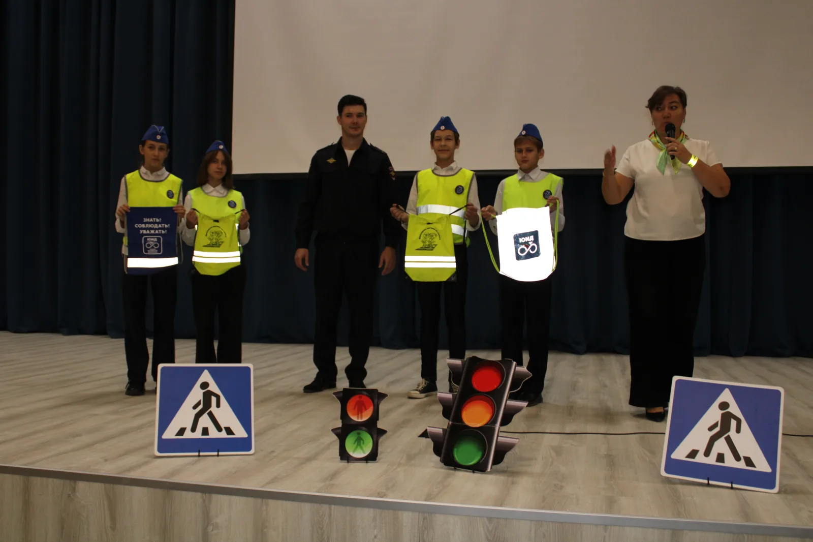 Школьникам Люберец рассказали о важности использования  световозвращающих элементов