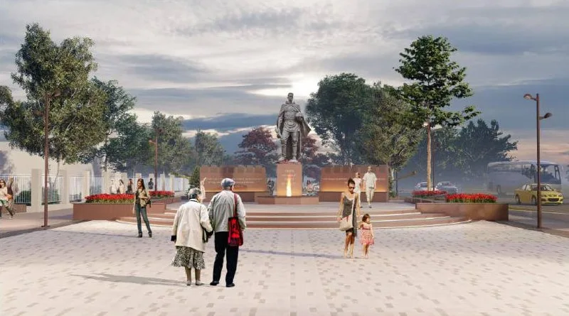 Реконструкция мемориального комплекса «Вечный огонь» стартовала в Люберцах