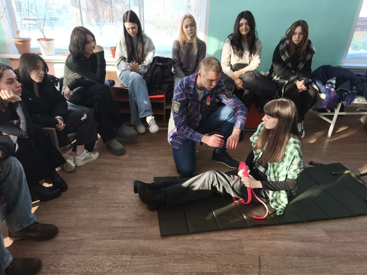 «Урок мужества» для школьников Люберец провели ветераны СВО