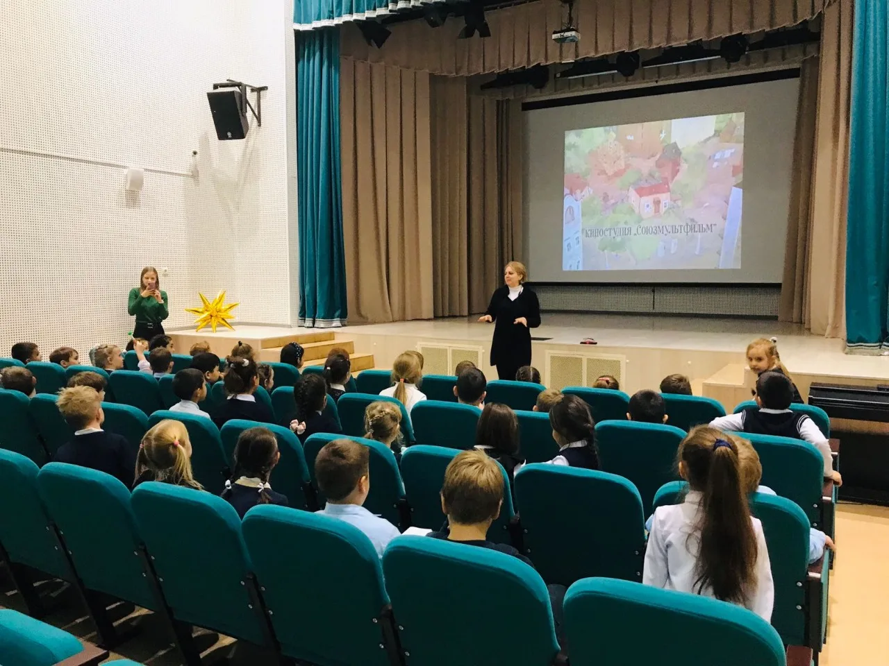 В Люберцах детям рассказали историю киностудии «Союзмультфильм»