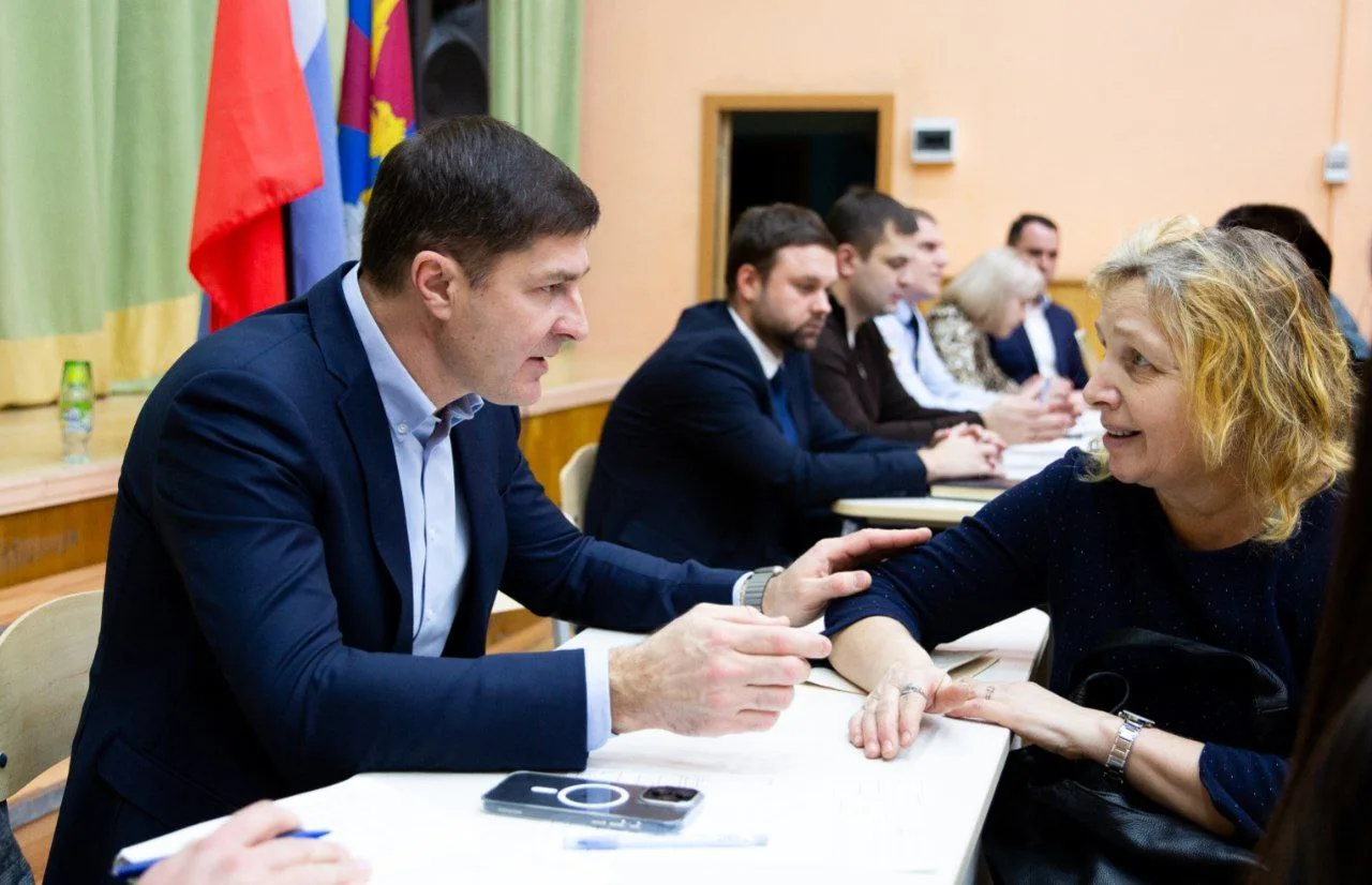 Первая в новом году встреча с жителями прошла в Люберцах