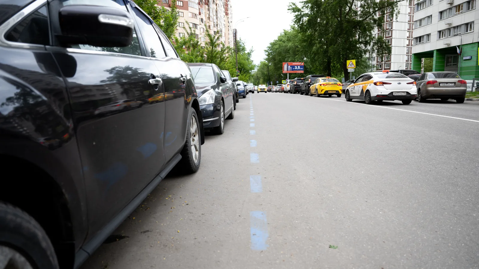 На 21 улице в Люберцах зоны платной парковки запустят в сентябре