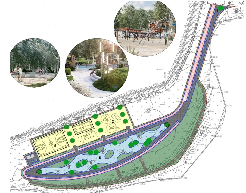 В августе планируют начать благоустройство парка в деревне Люберец