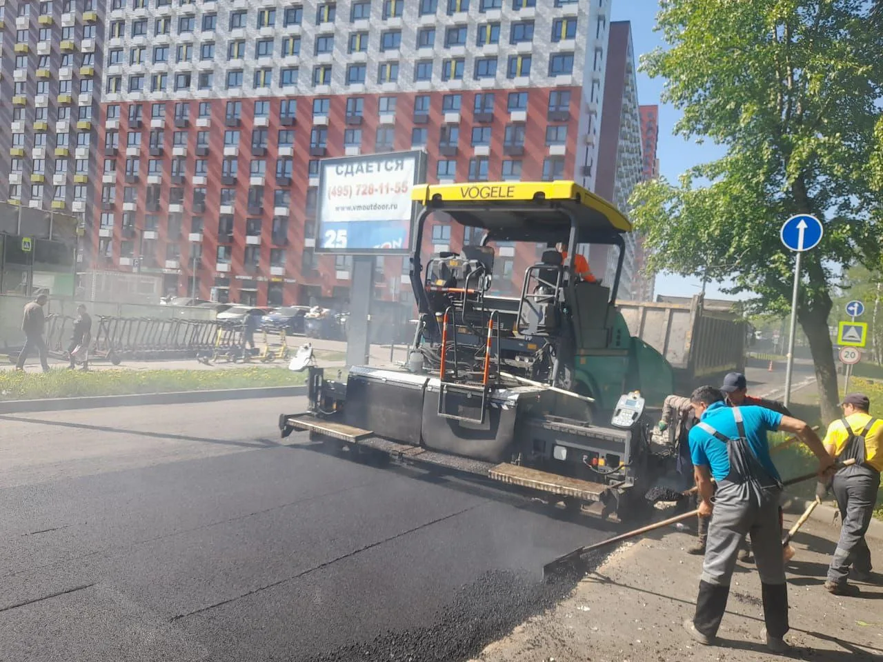 В Люберцах отремонтировали 14 дорог протяженностью почти 7 км