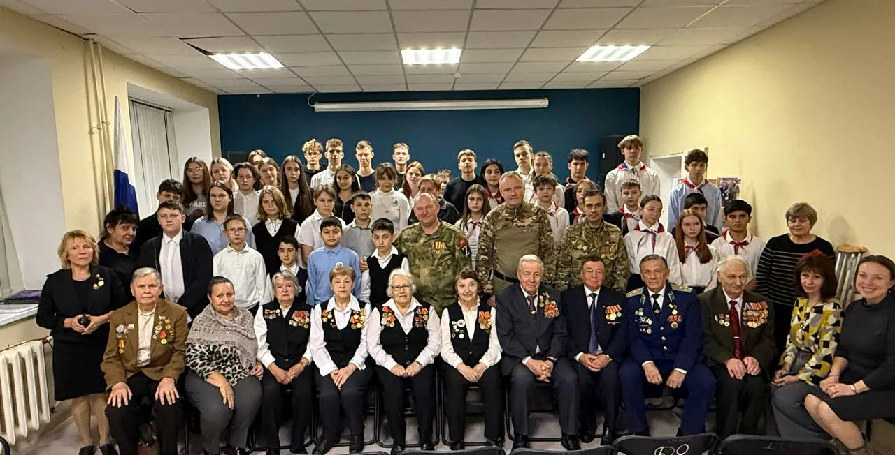 Ветераны СВО провели урок мужества для школьников Люберец
