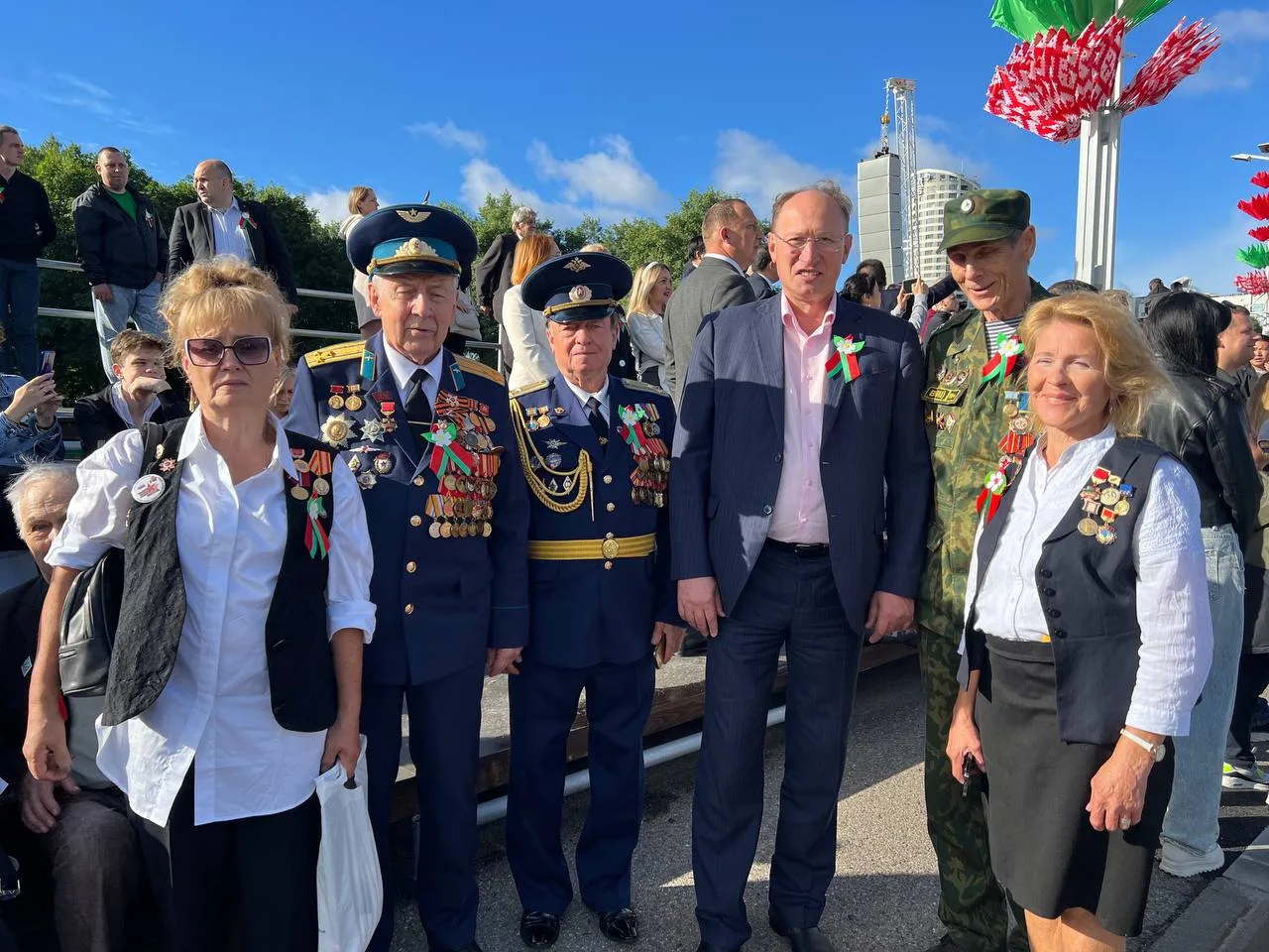 Игорь Коханый посетил военный парад в республике Беларусь