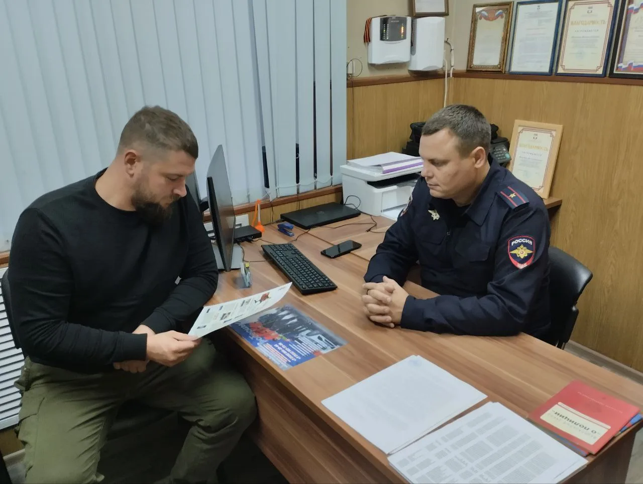 Представитель Общественного совета при МУ МВД России «Люберецкое» проверил пункт полиции