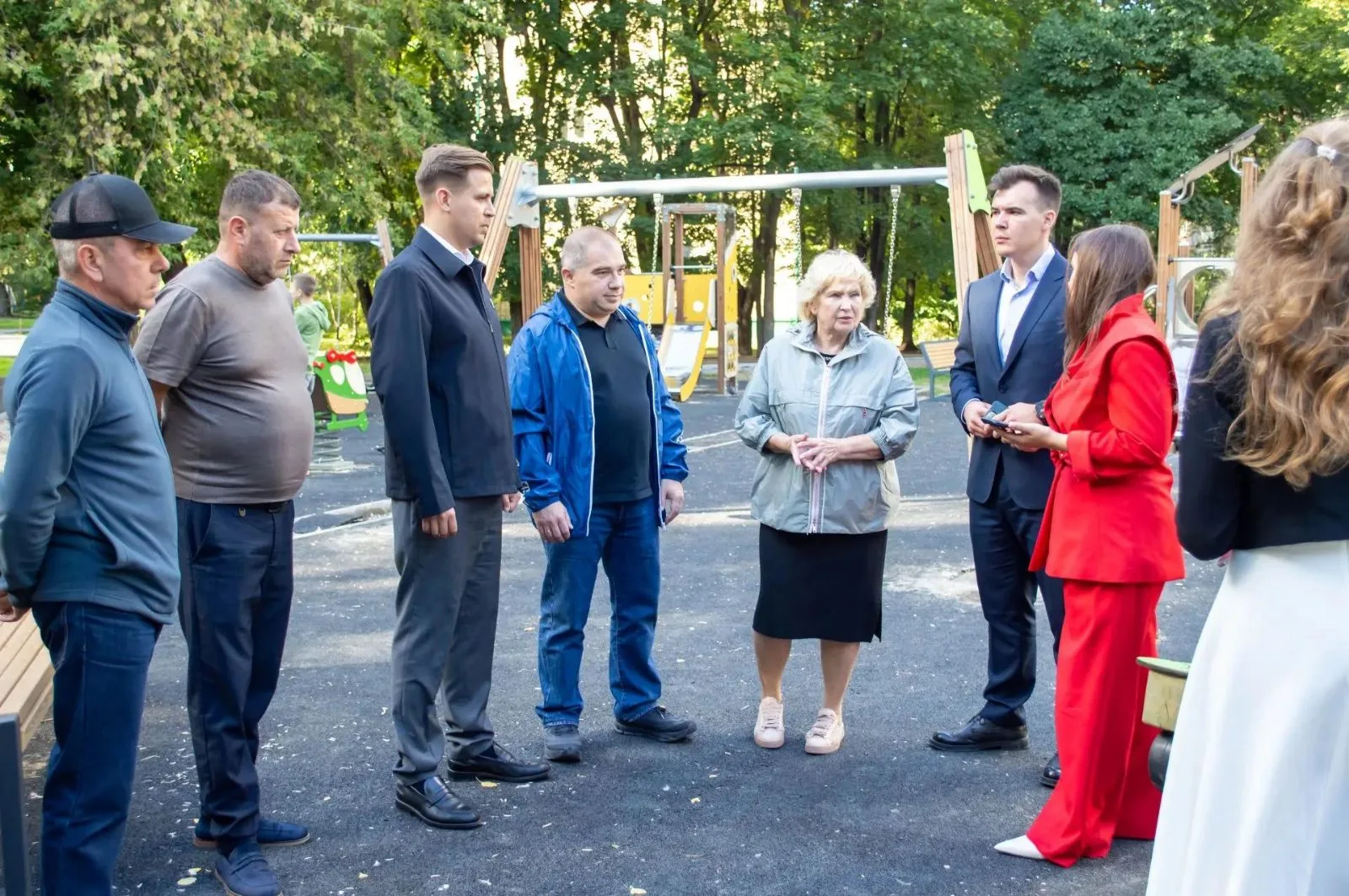 В поселке Люберец обновили детскую площадку: всего в округе в 2026 году модернизируют 17 игровых комплексов