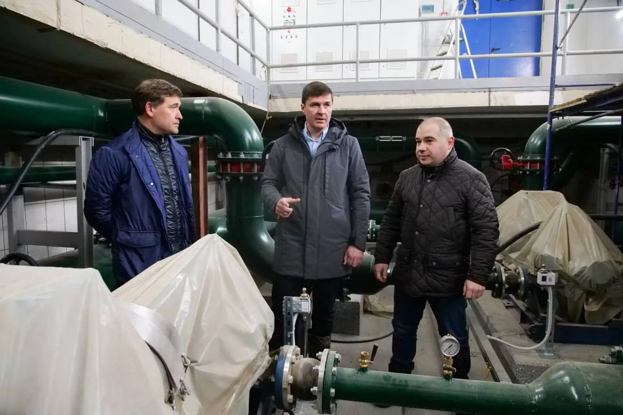 Владимир Волков проверил ход реконструкции ВЗУ в Люберцах