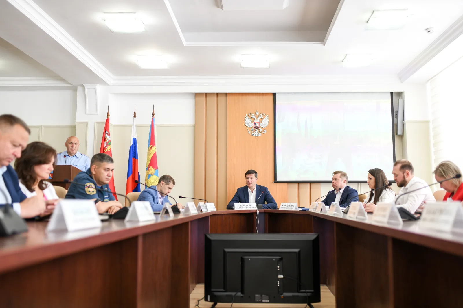 Владимир Волков провел оперативное совещание в Люберцах