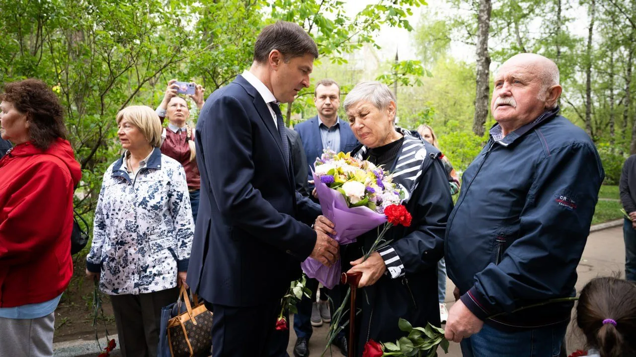 Мемориальную доску герою СВО открыли в Люберцах