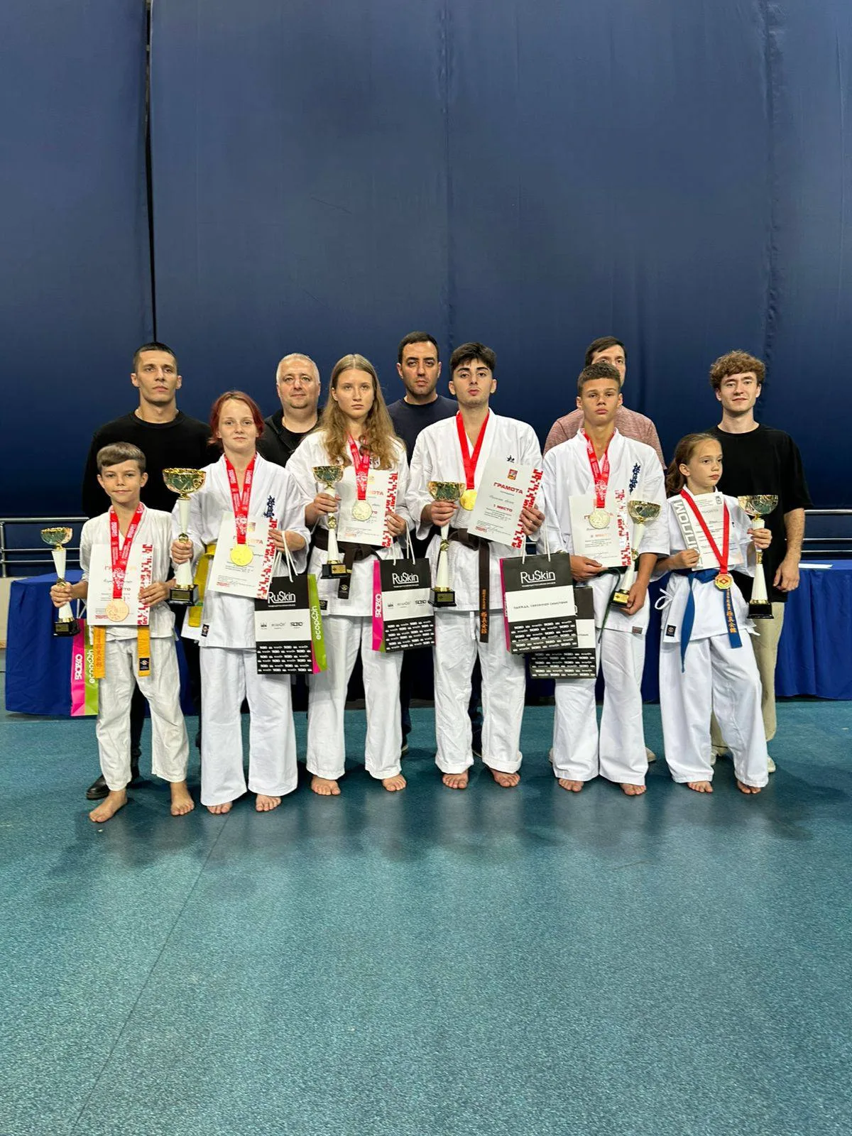 Спортсмены Люберец выиграли три медали на соревнованиях по киокусинкай каратэ