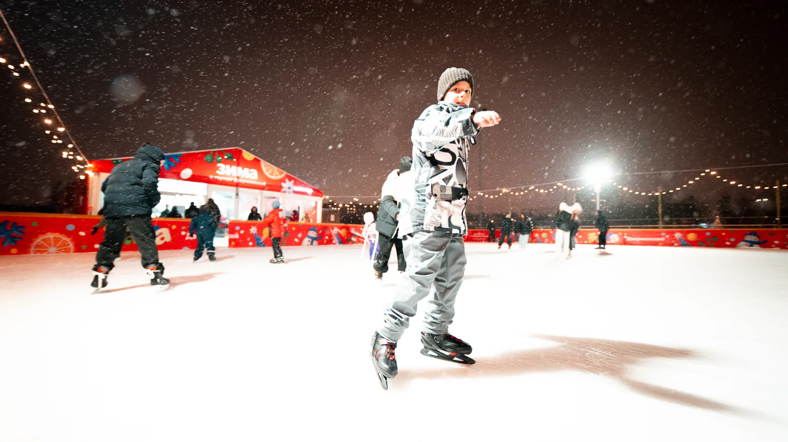 Катки в Люберцах начали работу 1 января