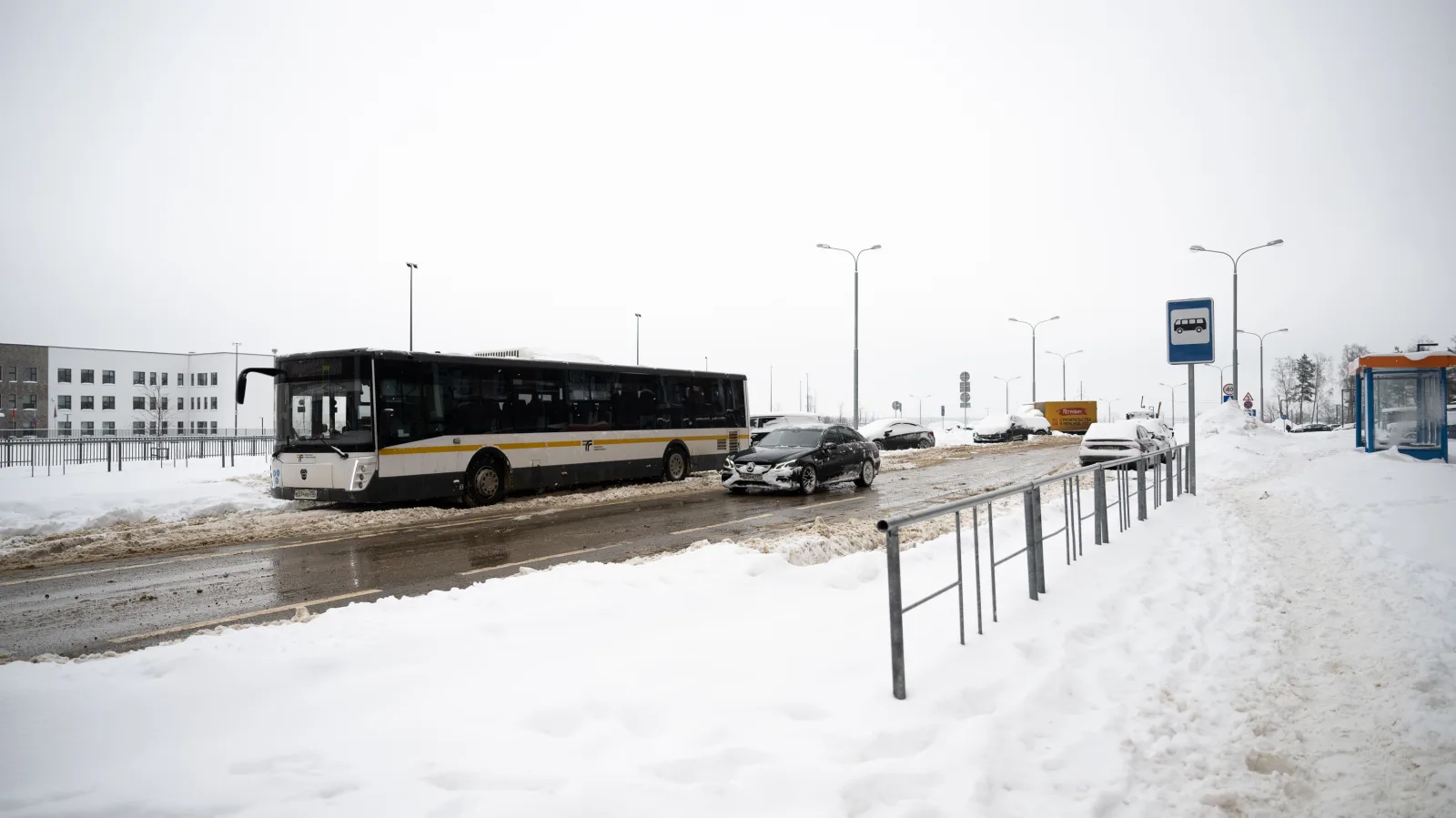 Движение общественного транспорта нормализовали в поселке Мирный городского округа Люберцы