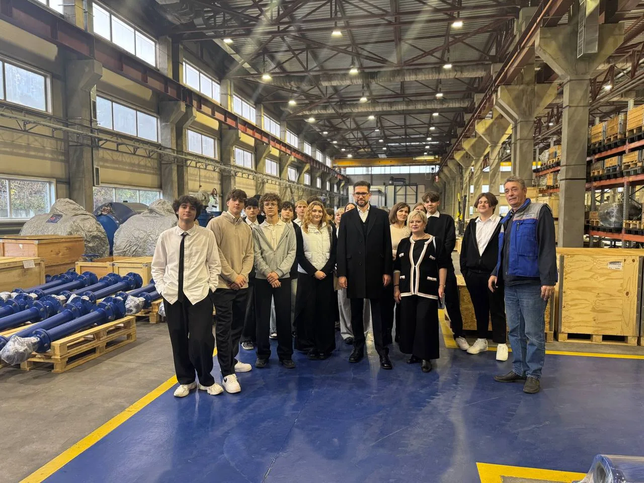 Школьники Люберец посетили Угрешский завод трубопроводной арматуры