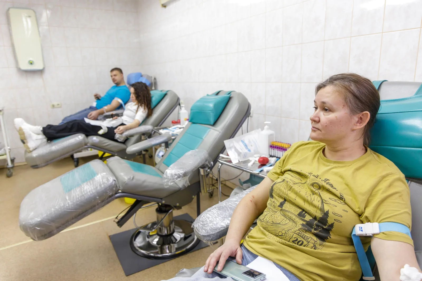 За неделю в Люберецкое отделение переливания крови пришли 419 доноров