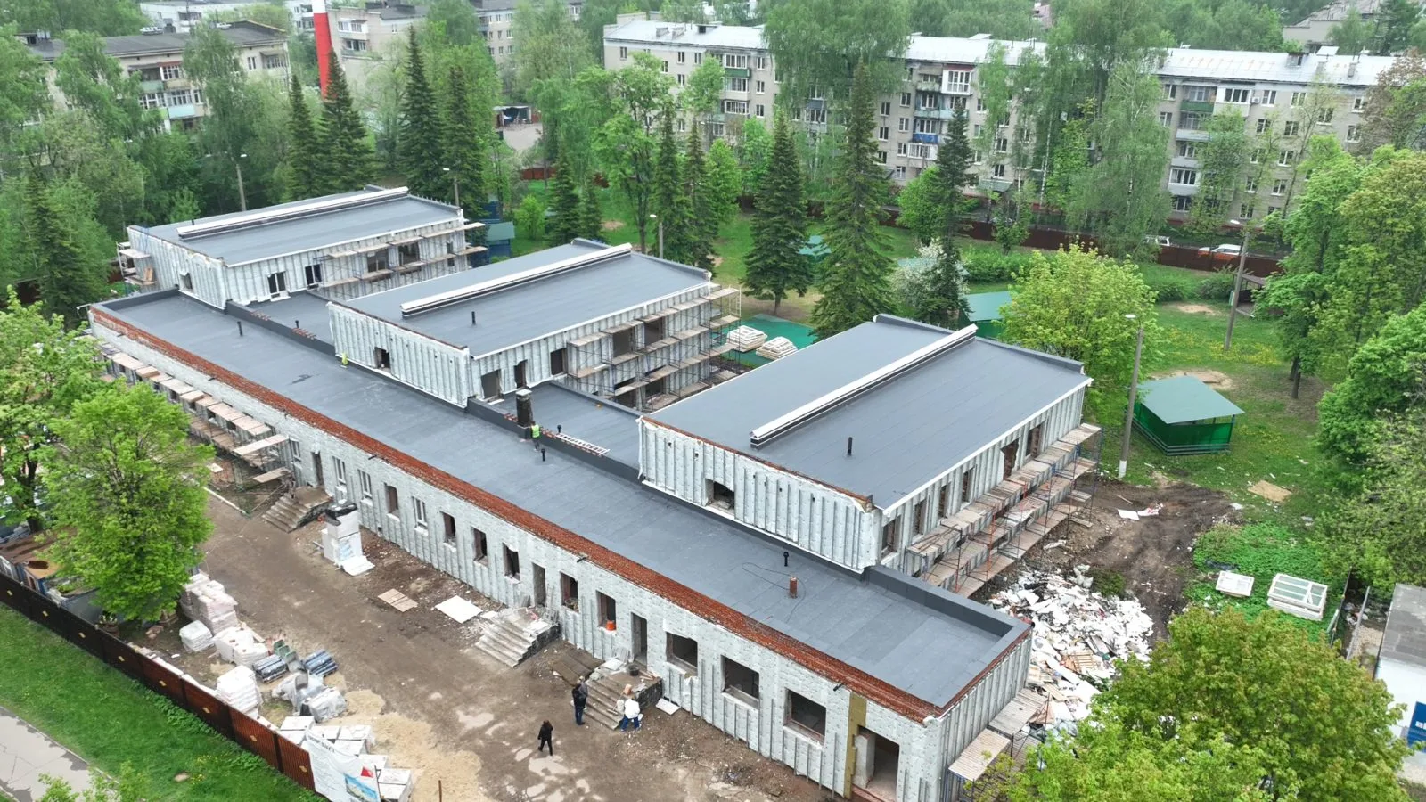 В детском саду школы № 26 в Люберцах завершают отделку и монтаж коммуникаций