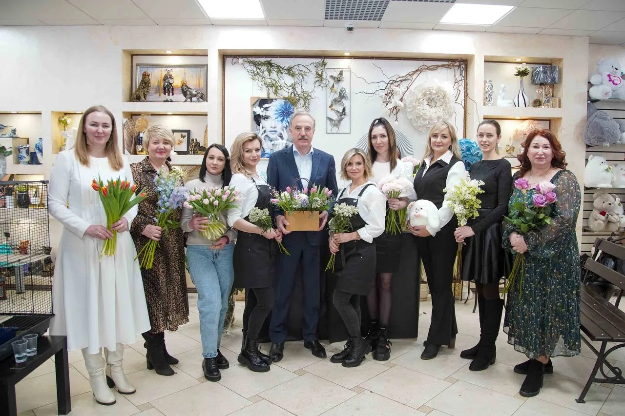 В Люберцах организовали для семей мобилизованных мастер-класс по флористике