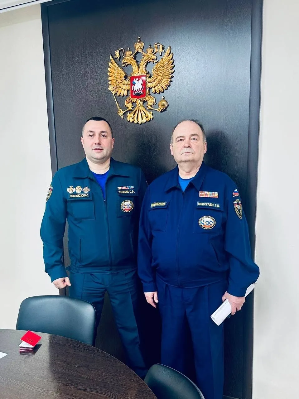 Зубкову Сергею вручили медаль Российского союза спасателей «За наставничество»