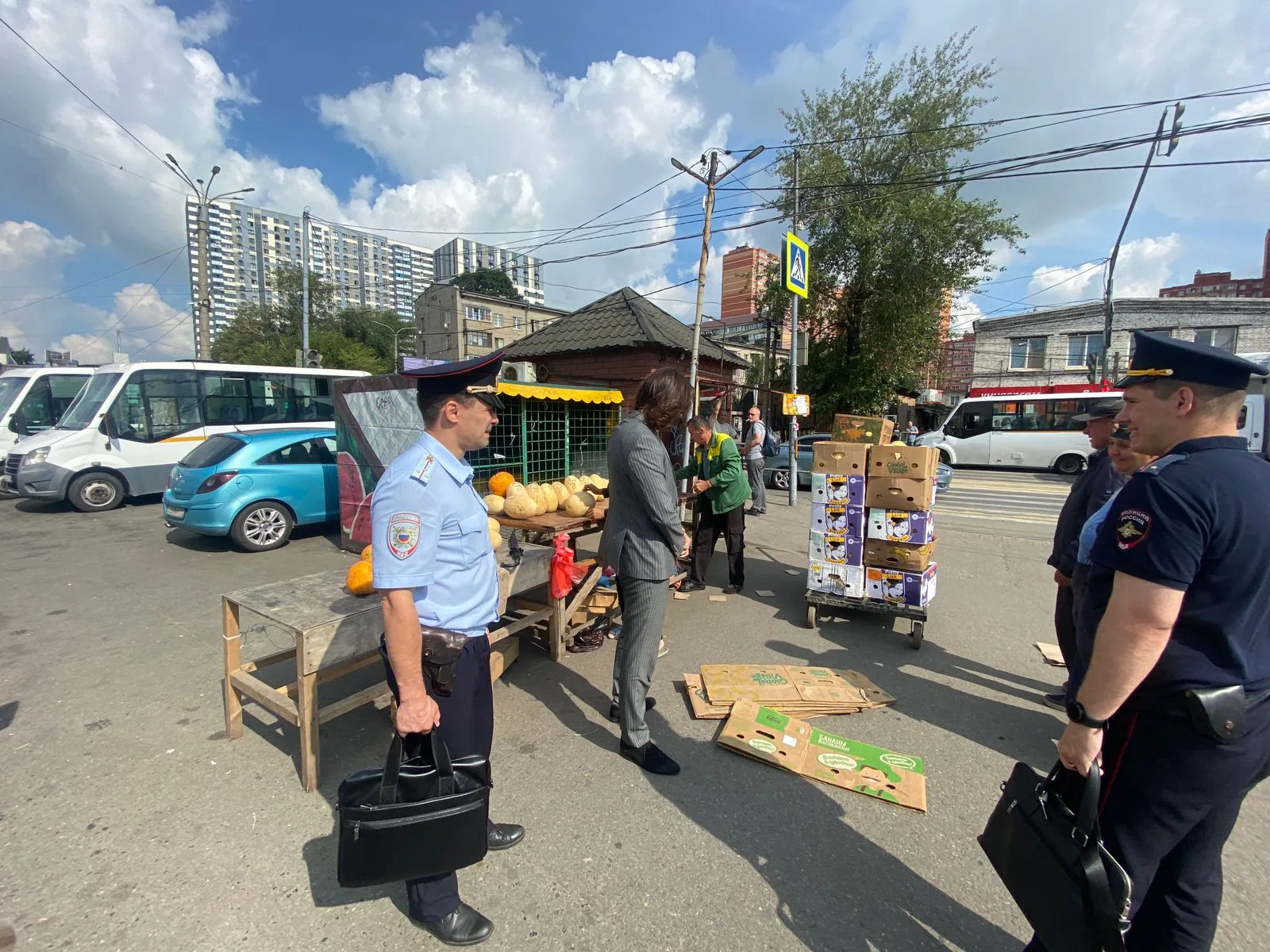 На станции МЦД в Люберцах провели рейд по выявлению незаконной торговли