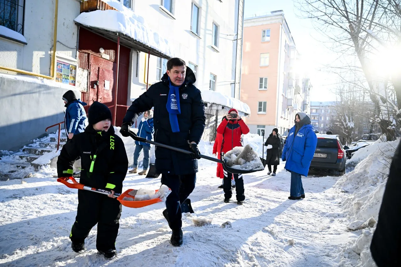 Глава Люберец Владимир Волков: снежный субботник прошёл на 19-ти локациях округа