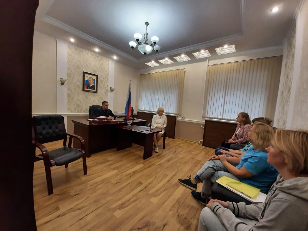 Депутат Мособлдумы встретилась с работниками управляющей компании  Люберец