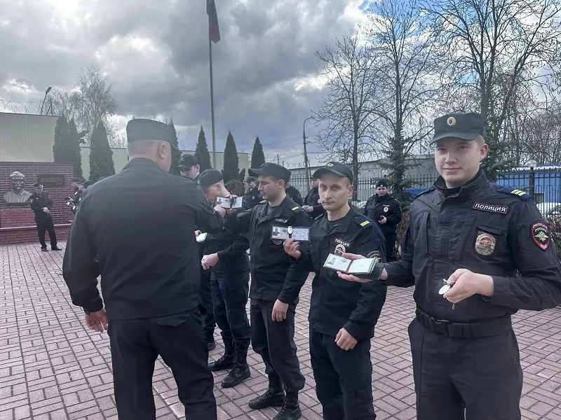 Строевой смотр провели в МУ МВД России «Люберецкое»