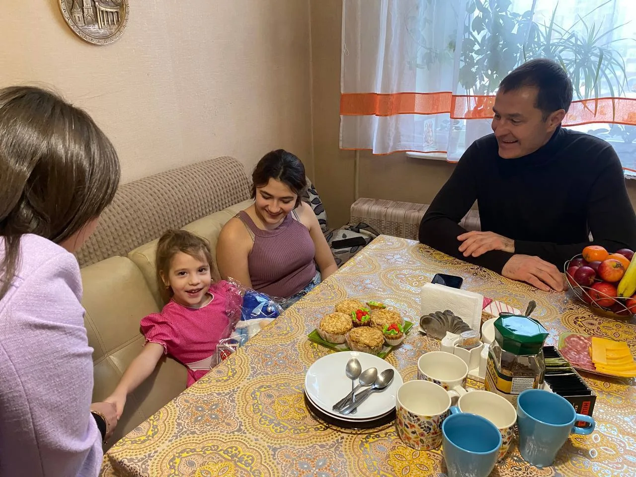 Владимир Волков встретился с семьёй жителя Люберец, мобилизованного для участия в СВО