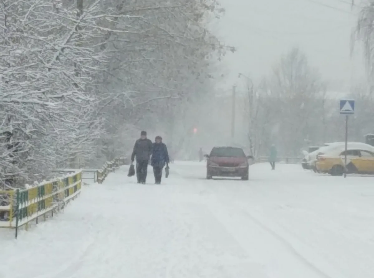 В Люберцах ожидается сильный снег 18 января