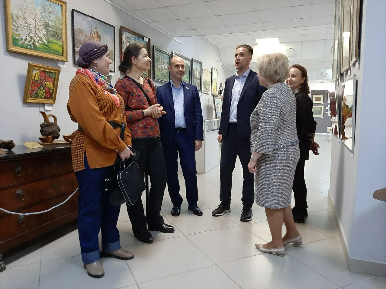 В Люберцах работает выставка картин православной тематики