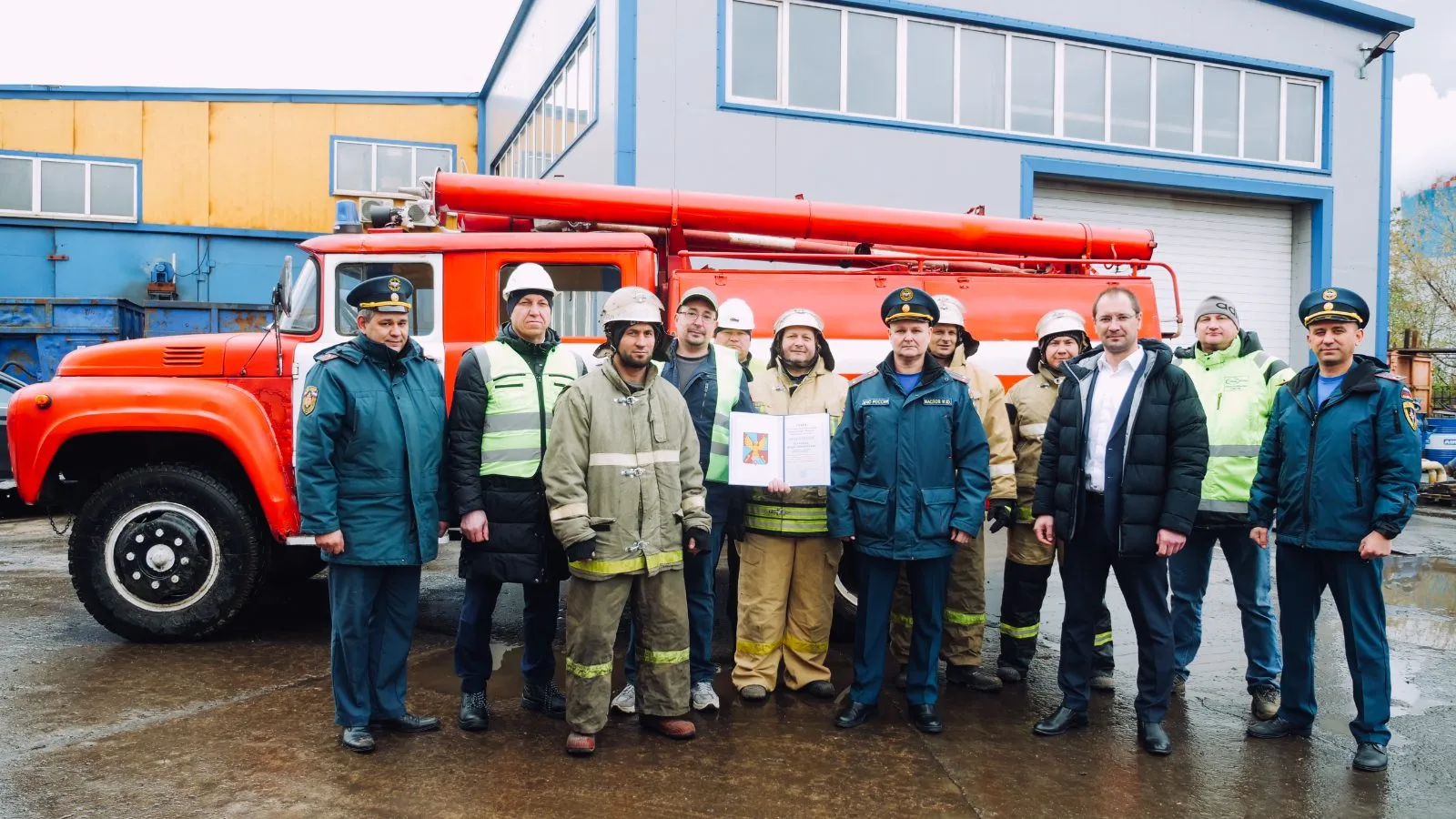 Добровольную пожарную команду создали на предприятии Люберец