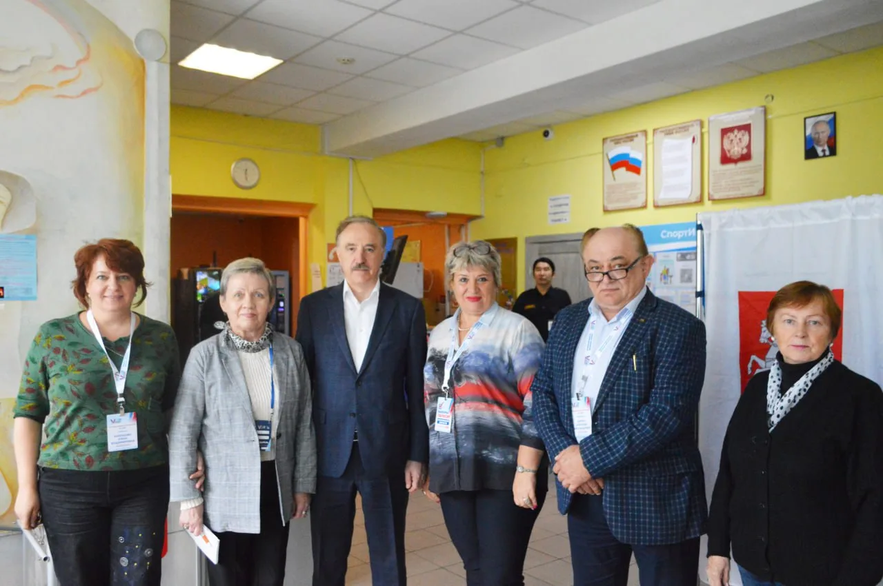 Владимир Ружицкий оценил ход выборов губернатора Подмосковья на УИКах Люберец