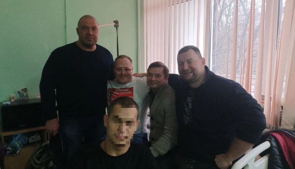 Спортсмен из Люберец встретился с участниками СВО