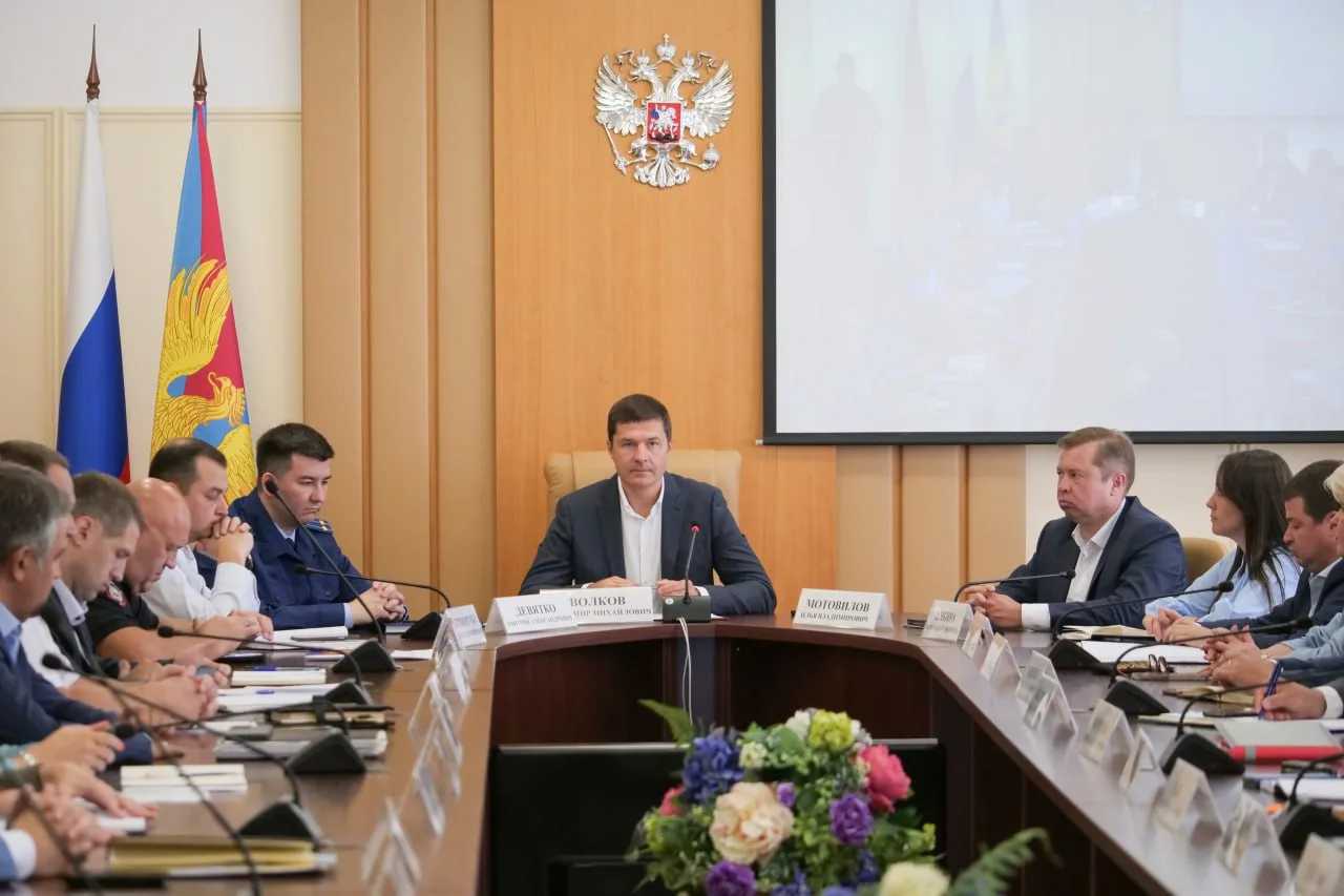 Владимир Волков провел оперативное совещание в Люберцах